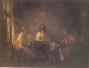 Rembrandt Peale The Pilgrims at Emmaus (mk05)